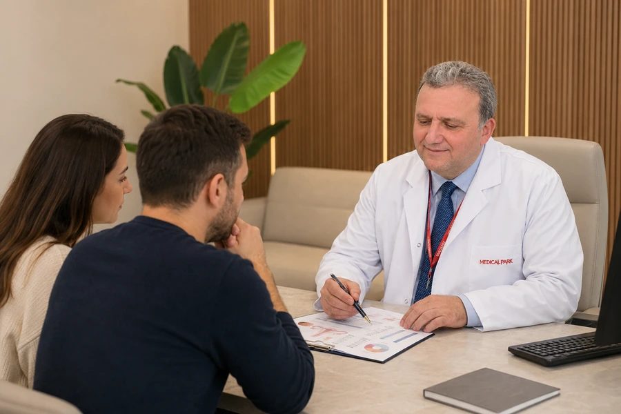 İlk görüşmede tetkiklerin değerlendirilmesi